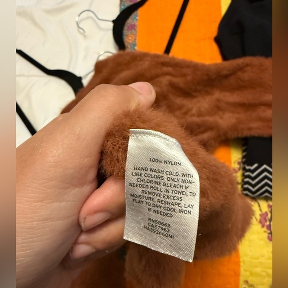 Halogen Super Soft Fuzzy V-Neck Sweater Burnt Orange Size M Like New - Picture 5 of 6